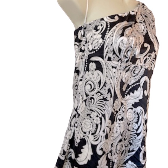 CACHE SILK ONE SHOULDER TOP  Size L - Picture 5 of 16